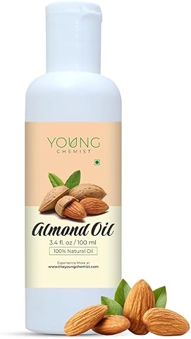 Young Chemist Almond Oil for Face – Cold Pressed, Natural Moisturizer, 100ml, Enhances Skin Radiance